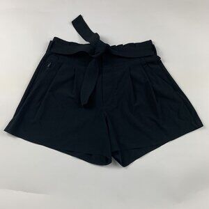 Athleta Black High Rise Belted Skyline Shorts 6